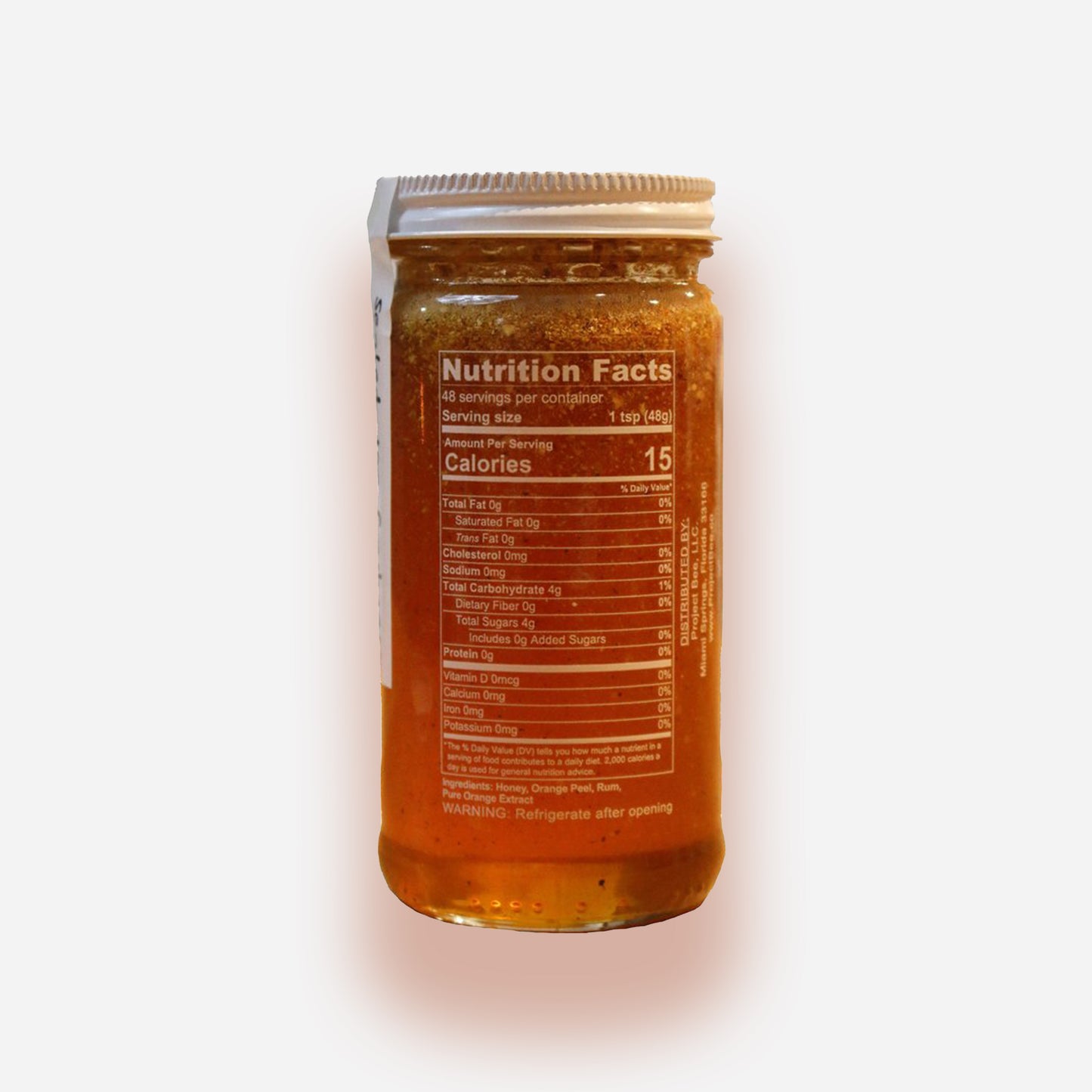 Rum Orange Infused Honey
